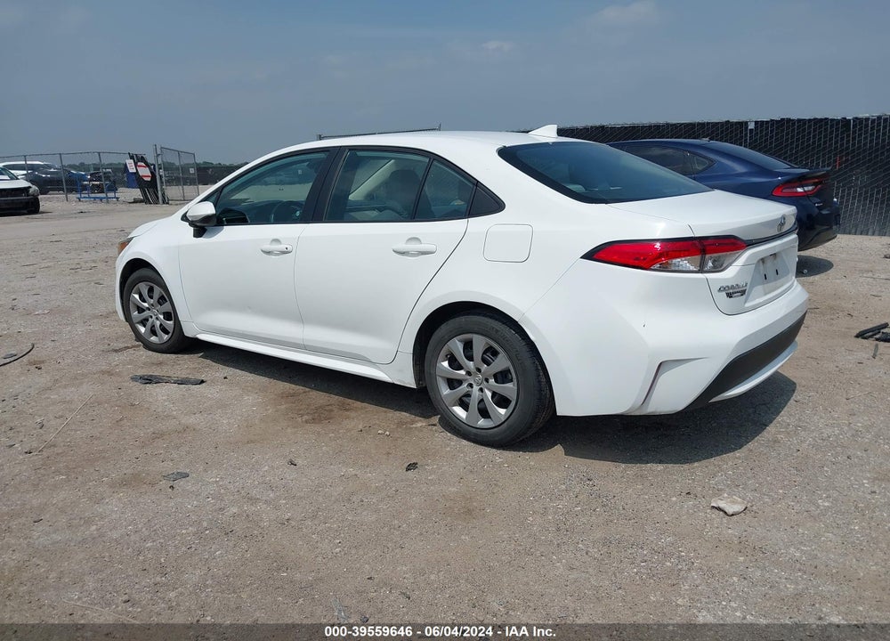 2021 TOYOTA COROLLA LE VIN: 5YFEPMAE9MP186538