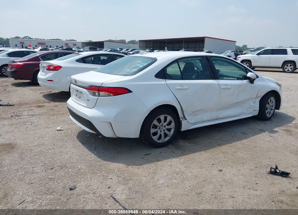2021 TOYOTA COROLLA LE VIN: 5YFEPMAE9MP186538