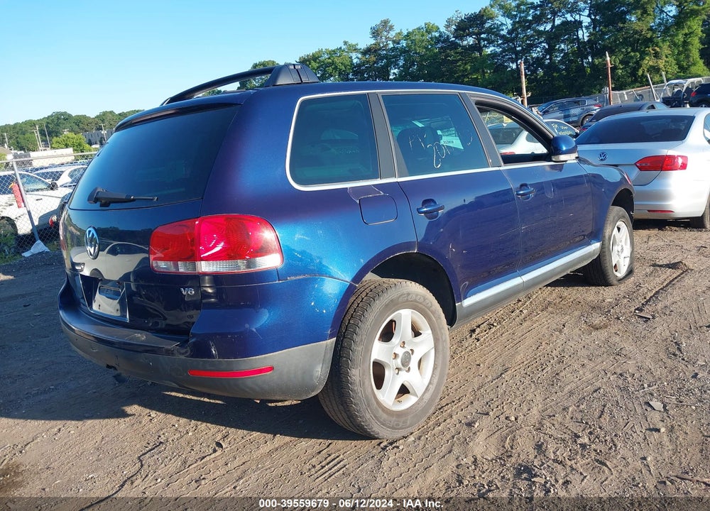 2004 VOLKSWAGEN TOUAREG VIN: WVGBC67L34D031062