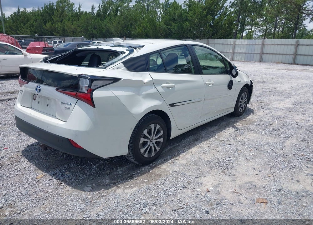2020 TOYOTA PRIUS XLE AWD-E VIN: JTDL9RFU1L3015708