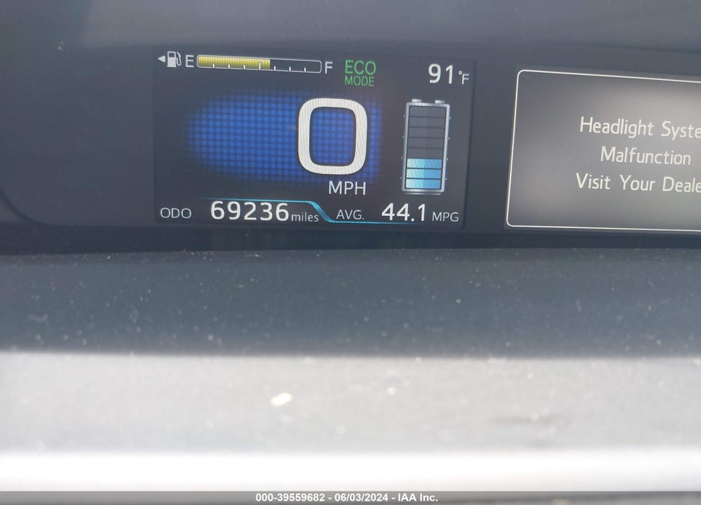 2020 TOYOTA PRIUS XLE AWD-E VIN: JTDL9RFU1L3015708