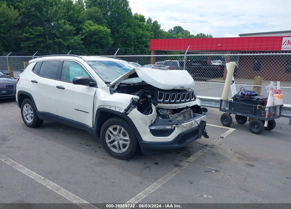 2021 JEEP COMPASS SPORT FWD VIN: 3C4NJCABXMT508182