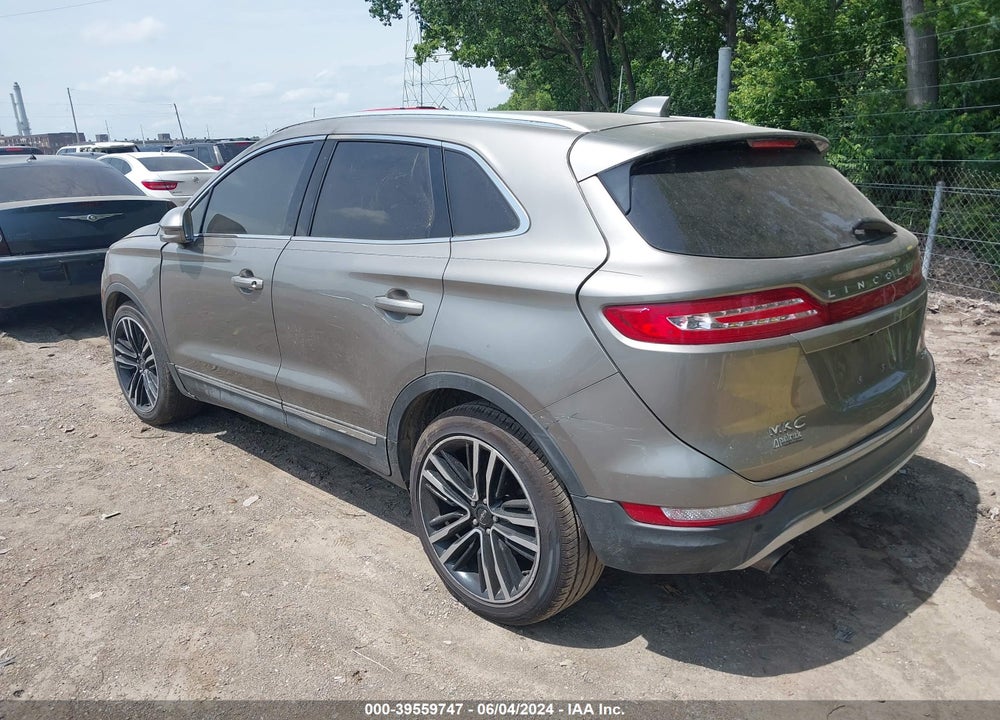 2017 LINCOLN MKC RESERVE VIN: 5LMTJ3DH2HUL32028