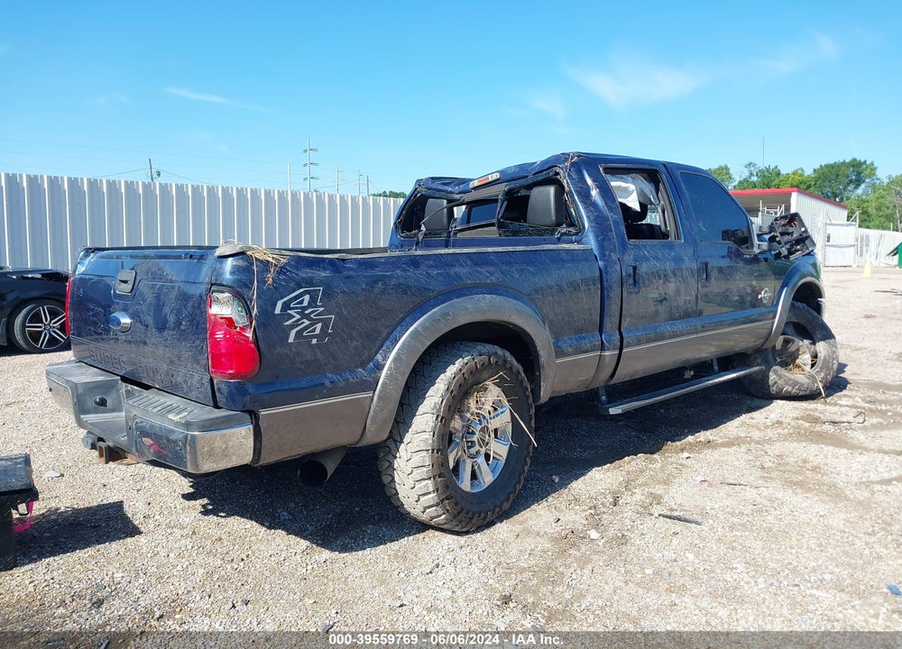2013 FORD F-250 LARIAT VIN: 1FT7W2BT5DEA41751