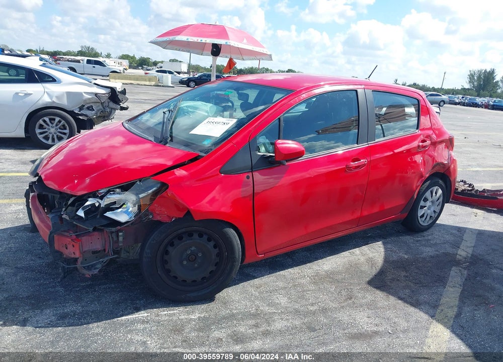 2015 TOYOTA YARIS VIN: VNKKTUD31FA048385