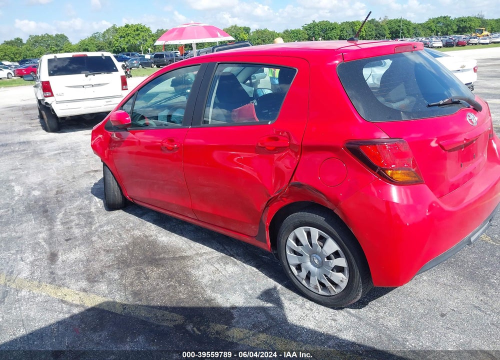 2015 TOYOTA YARIS VIN: VNKKTUD31FA048385