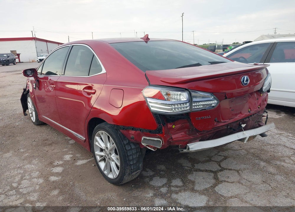 2011 LEXUS HS 250H PREMIUM VIN: JTHBB1BA8B2046986