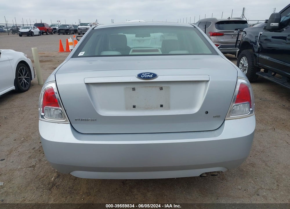 2006 FORD FUSION SE VIN: 3FAFP07Z56R167351