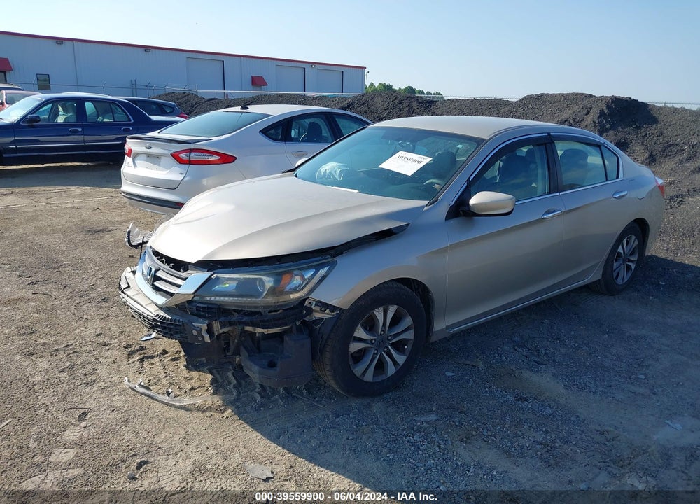 2013 HONDA ACCORD LX VIN: 1HGCR2F34DA235020