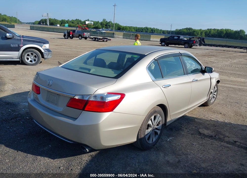 2013 HONDA ACCORD LX VIN: 1HGCR2F34DA235020