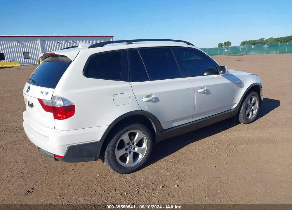 2008 BMW X3 3.0SI VIN: WBXPC93428WJ18779