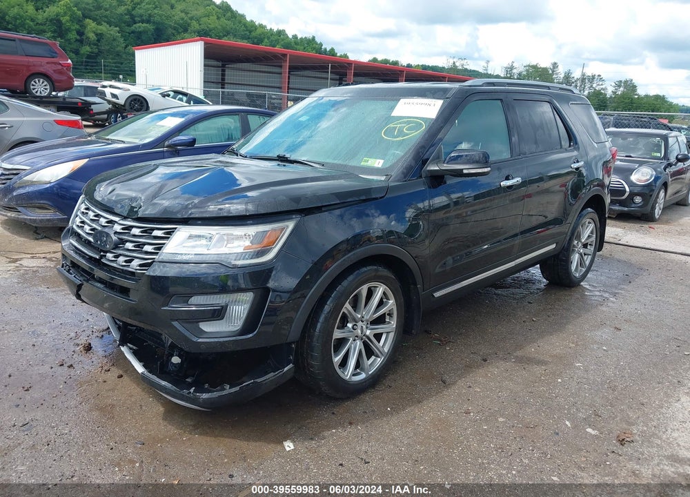 2017 FORD EXPLORER LIMITED VIN: 1FM5K8F80HGC93876