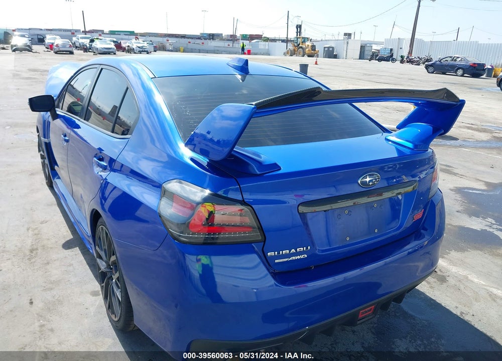 2019 SUBARU WRX STI VIN: JF1VA2R69K9828249