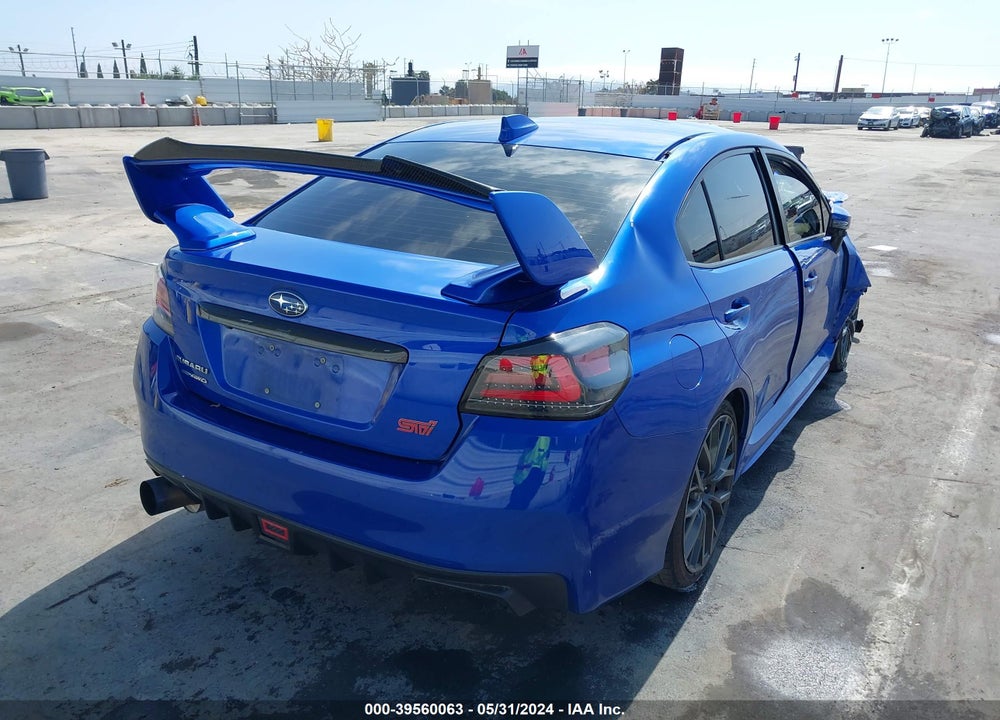 2019 SUBARU WRX STI VIN: JF1VA2R69K9828249