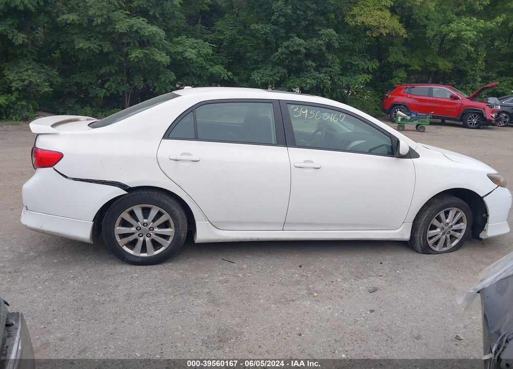 2009 TOYOTA COROLLA S VIN: 2T1BU40E19C100966