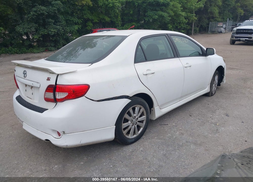 2009 TOYOTA COROLLA S VIN: 2T1BU40E19C100966