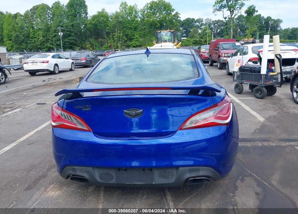 2013 HYUNDAI GENESIS 3.8 TRACK VIN: KMHHU6KJ6DU096002