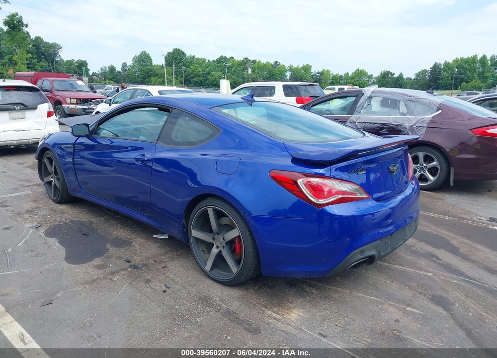 2013 HYUNDAI GENESIS 3.8 TRACK VIN: KMHHU6KJ6DU096002