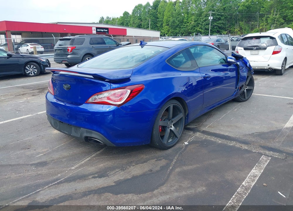2013 HYUNDAI GENESIS 3.8 TRACK VIN: KMHHU6KJ6DU096002