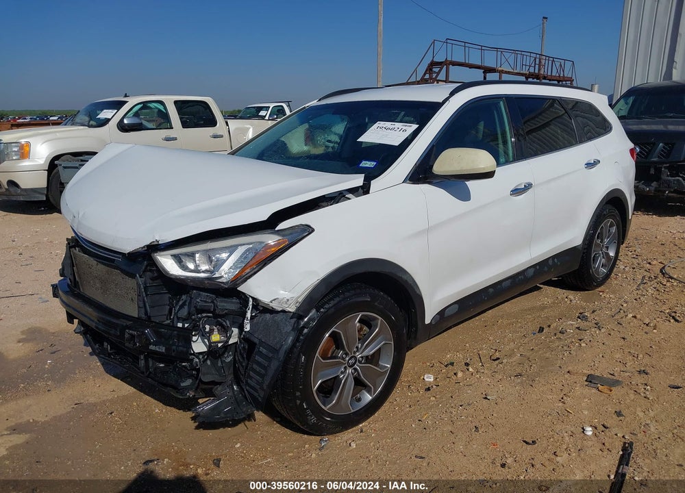 2014 HYUNDAI SANTA FE GLS VIN: KM8SM4HFXEU045469