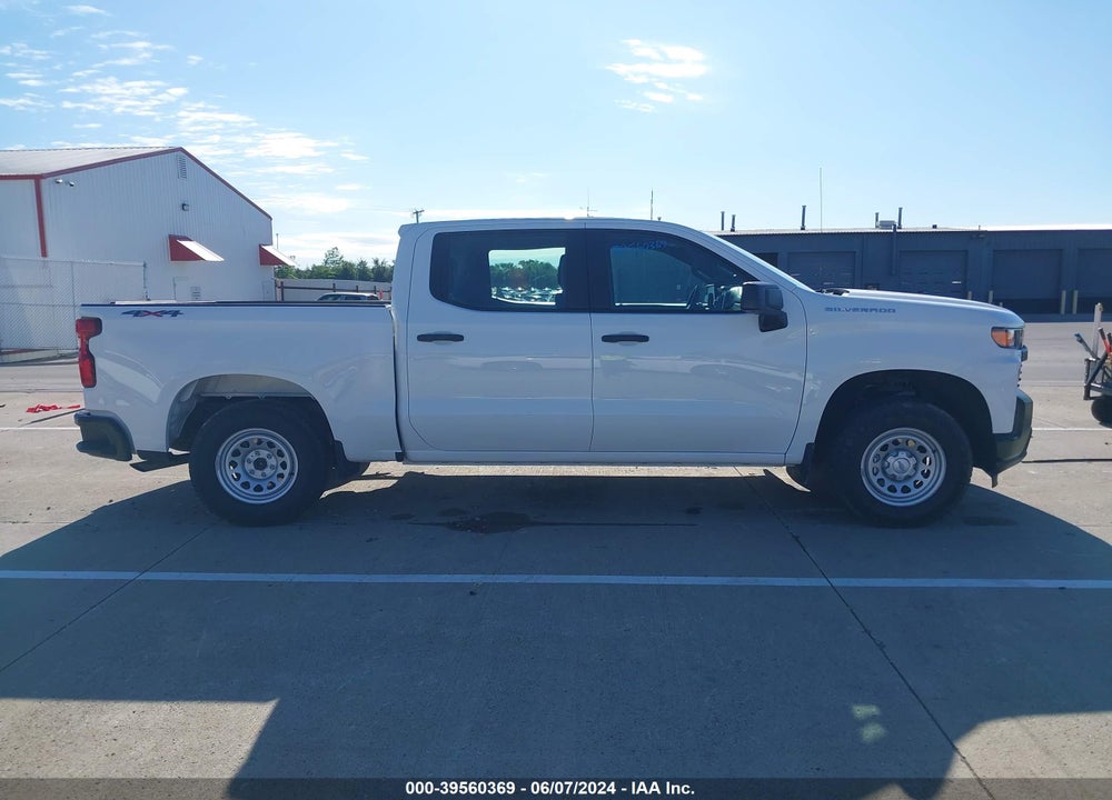 2020 CHEVROLET SILVERADO 1500 4WD SHORT BED WT VIN: 1GCPYAEH8LZ192439