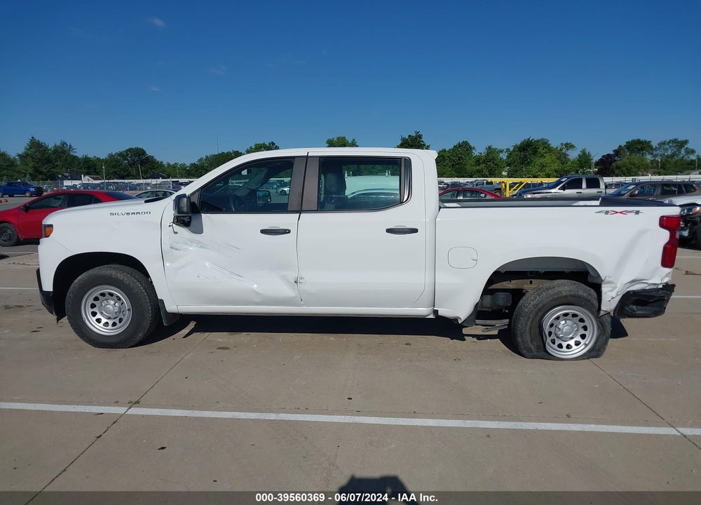 2020 CHEVROLET SILVERADO 1500 4WD SHORT BED WT VIN: 1GCPYAEH8LZ192439