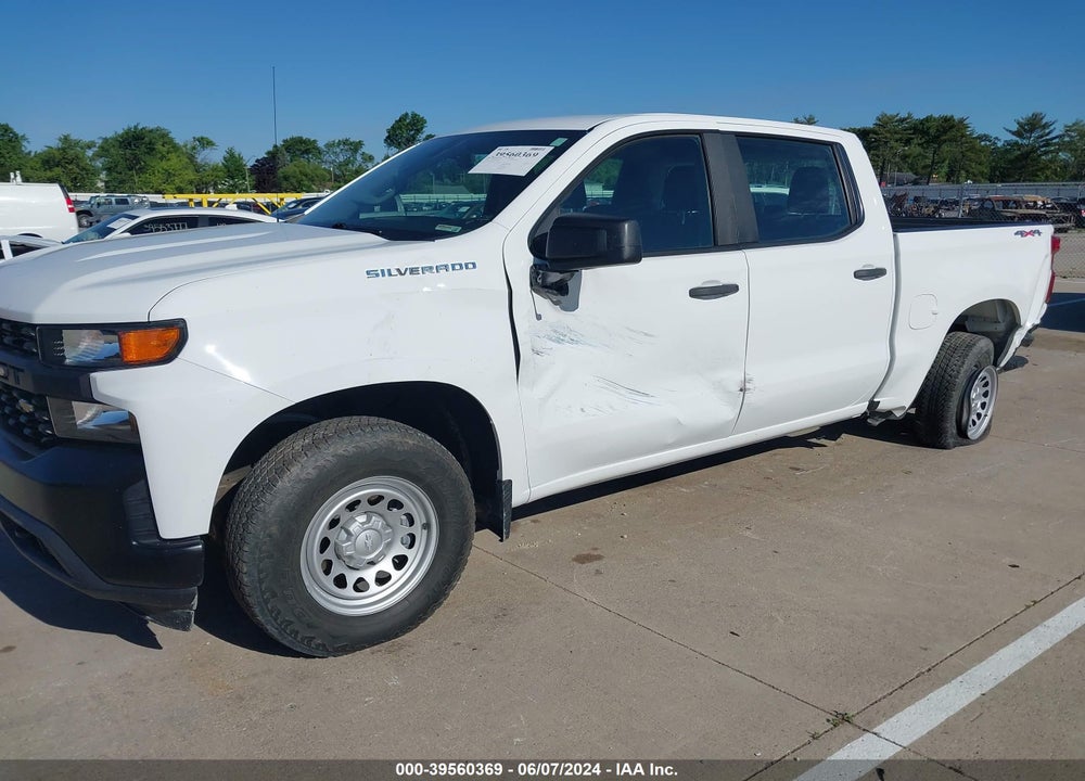 2020 CHEVROLET SILVERADO 1500 4WD SHORT BED WT VIN: 1GCPYAEH8LZ192439