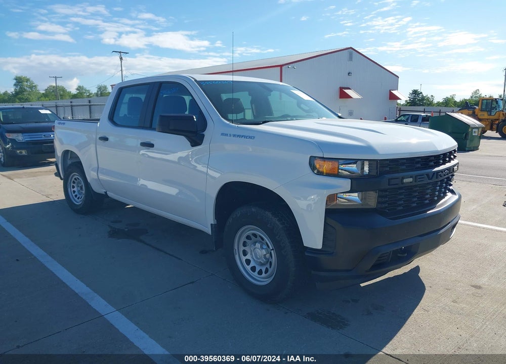 2020 CHEVROLET SILVERADO 1500 4WD SHORT BED WT VIN: 1GCPYAEH8LZ192439