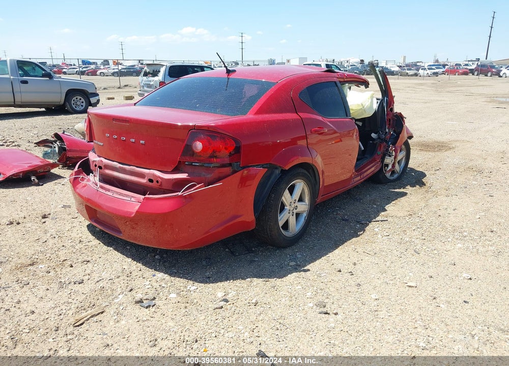2013 DODGE AVENGER SE VIN: 1C3CDZAB8DN551733