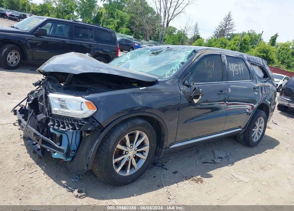 2018 DODGE DURANGO SXT AWD VIN: 1C4RDJAG7JC224511