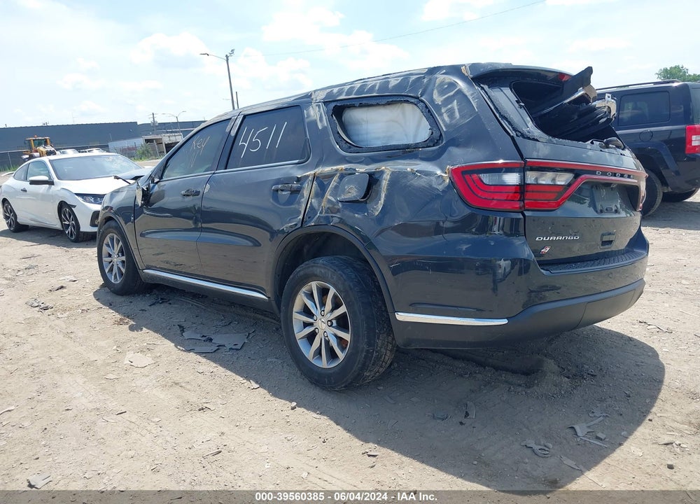2018 DODGE DURANGO SXT AWD VIN: 1C4RDJAG7JC224511