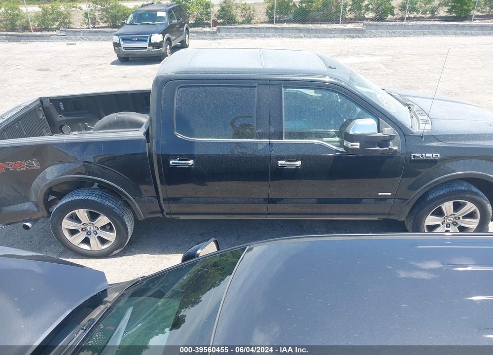 2016 FORD F-150 PLATINUM VIN: 1FTEW1EG5GFB35157