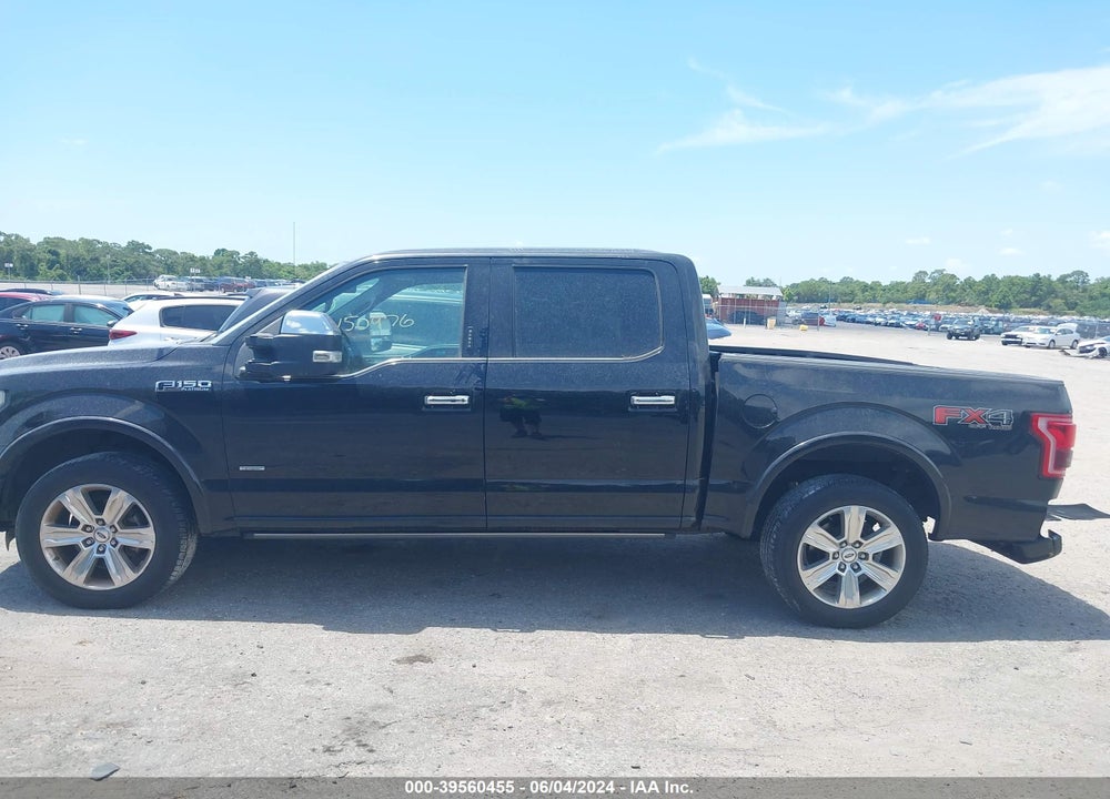 2016 FORD F-150 PLATINUM VIN: 1FTEW1EG5GFB35157