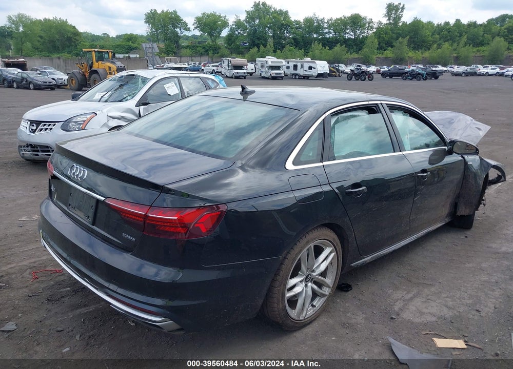 2020 AUDI A4 PREMIUM 45 TFSI QUATTRO S TRONIC VIN: WAUDNAF48LN007530