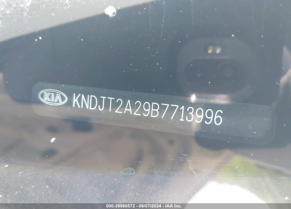 2011 KIA SOUL VIN: KNDJT2A29B7713996