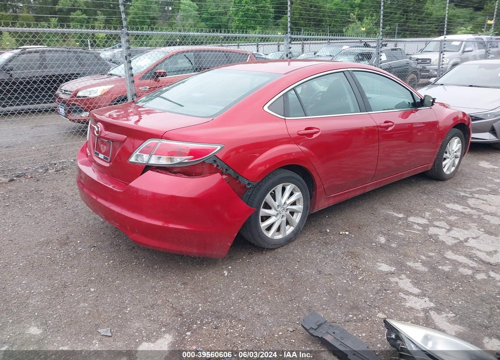 2012 MAZDA 6 I TOURING VIN: 1YVHZ8DH4C5M20644