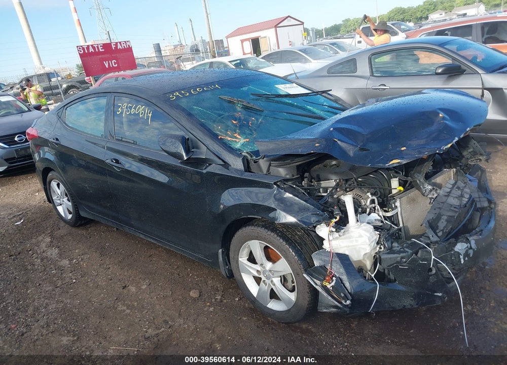 2013 HYUNDAI ELANTRA GLS VIN: 5NPDH4AE3DH327061