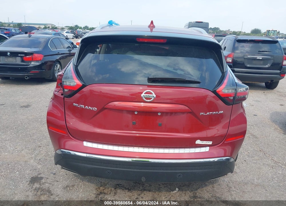 2020 NISSAN MURANO PLATINUM FWD VIN: 5N1AZ2DJXLN171978