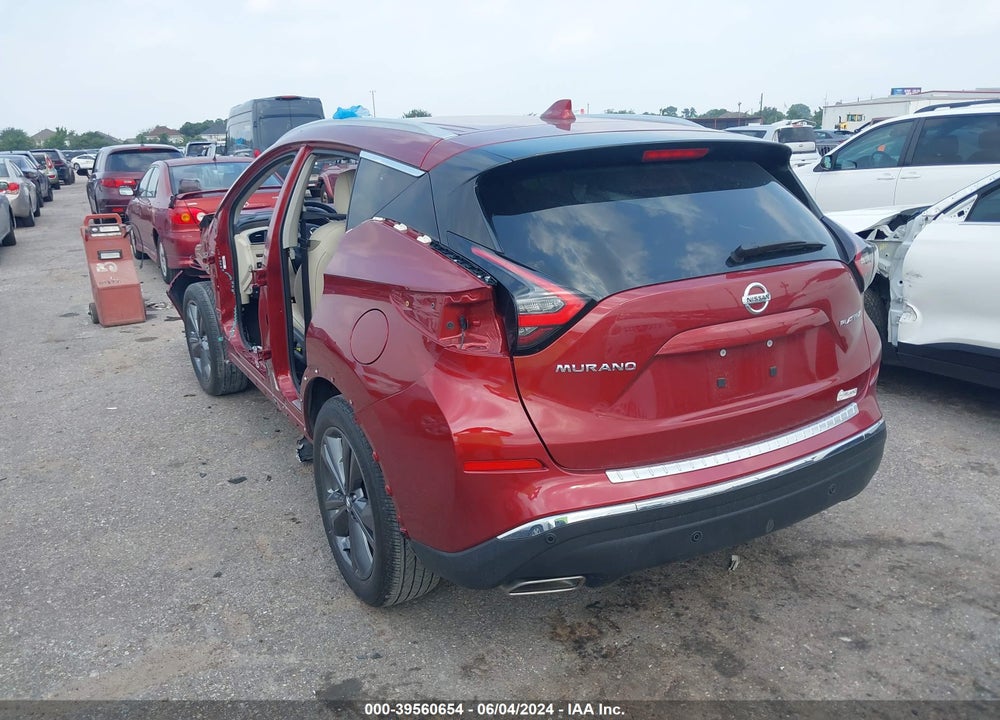 2020 NISSAN MURANO PLATINUM FWD VIN: 5N1AZ2DJXLN171978