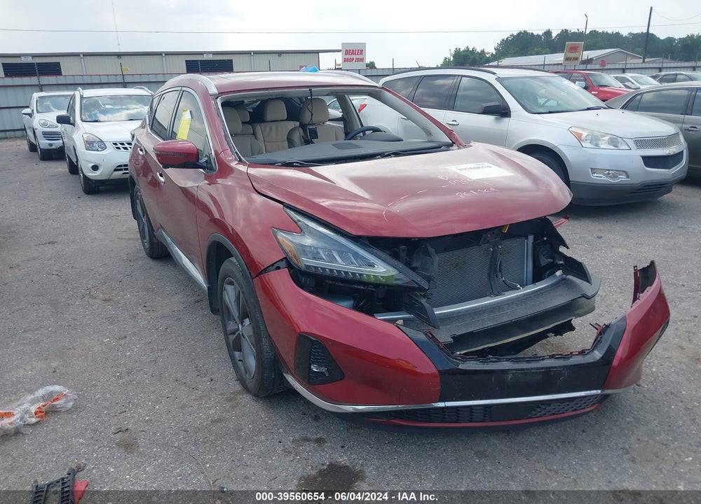 2020 NISSAN MURANO PLATINUM FWD VIN: 5N1AZ2DJXLN171978