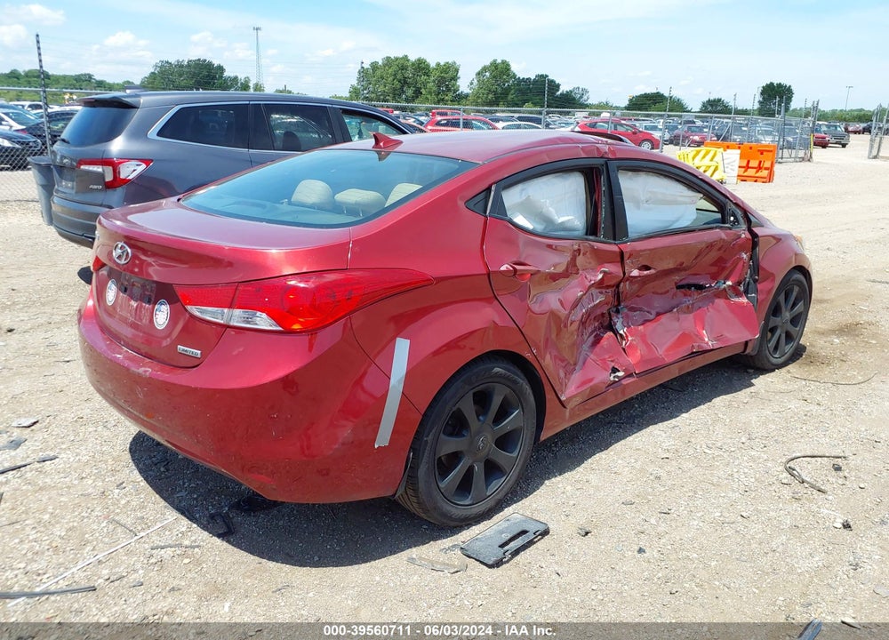 2013 HYUNDAI ELANTRA LIMITED VIN: 5NPDH4AE5DH243811