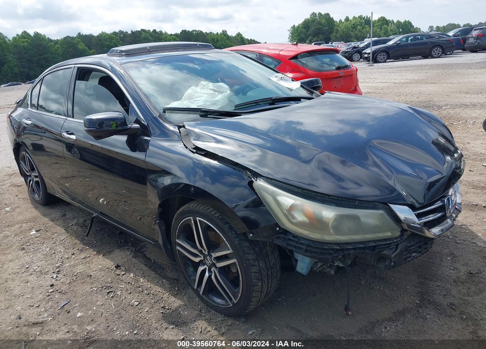 2013 HONDA ACCORD EX-L V-6 VIN: 1HGCR3F84DA000568