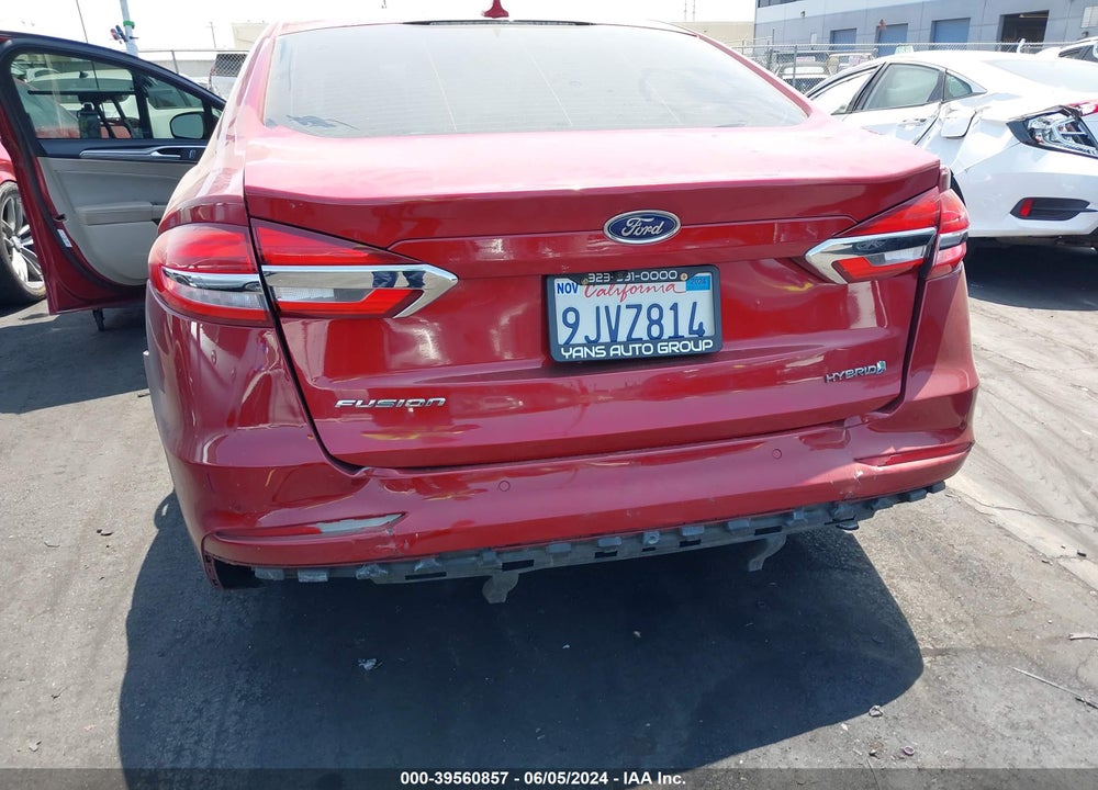 2019 FORD FUSION HYBRID SE VIN: 3FA6P0LU0KR220588