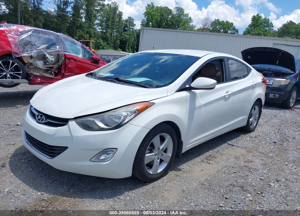 2013 HYUNDAI ELANTRA GLS VIN: 5NPDH4AE9DH389113