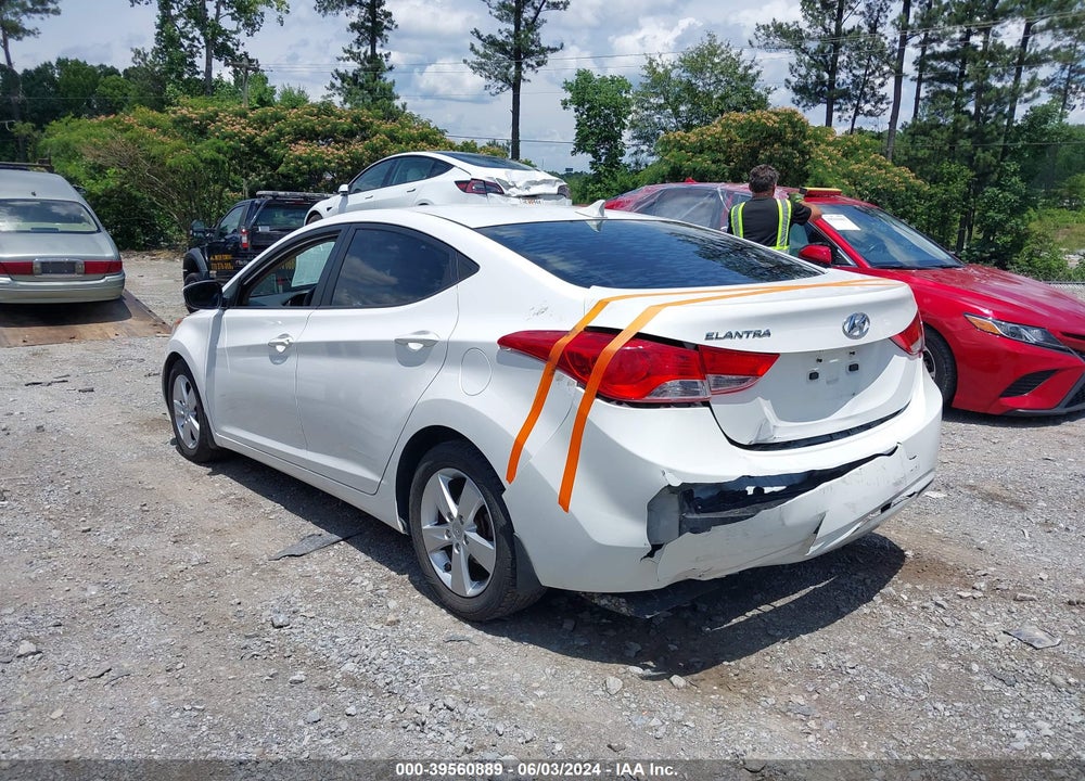 2013 HYUNDAI ELANTRA GLS VIN: 5NPDH4AE9DH389113