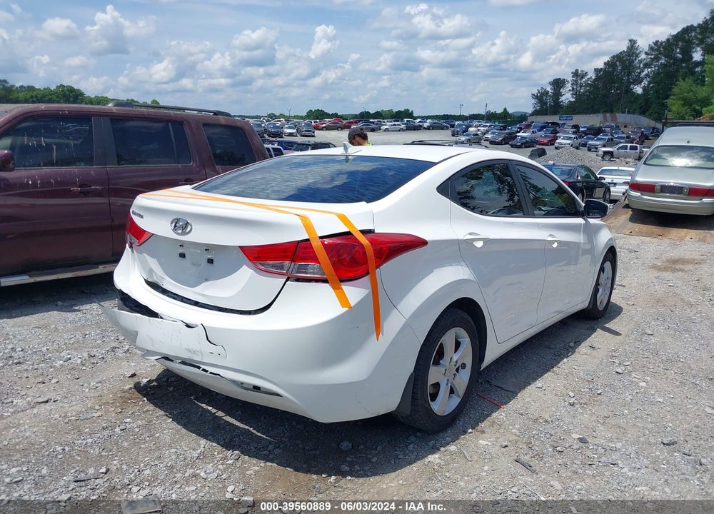 2013 HYUNDAI ELANTRA GLS VIN: 5NPDH4AE9DH389113