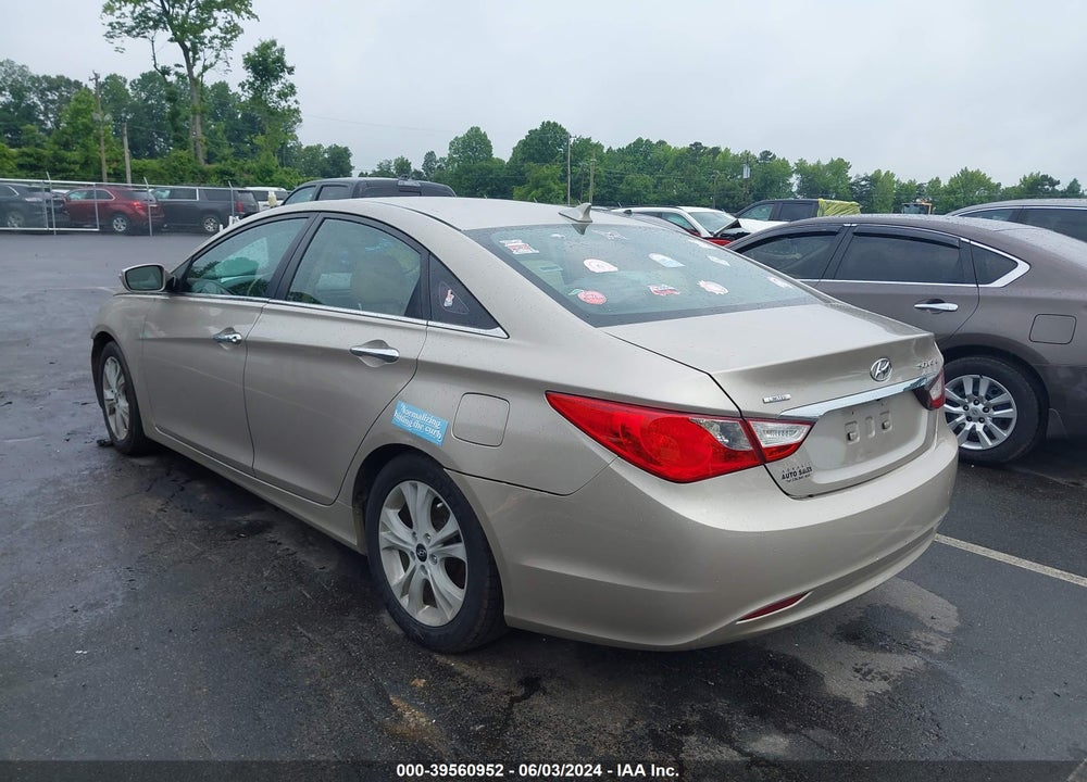 2011 HYUNDAI SONATA LIMITED VIN: 5NPEC4AC5BH040903