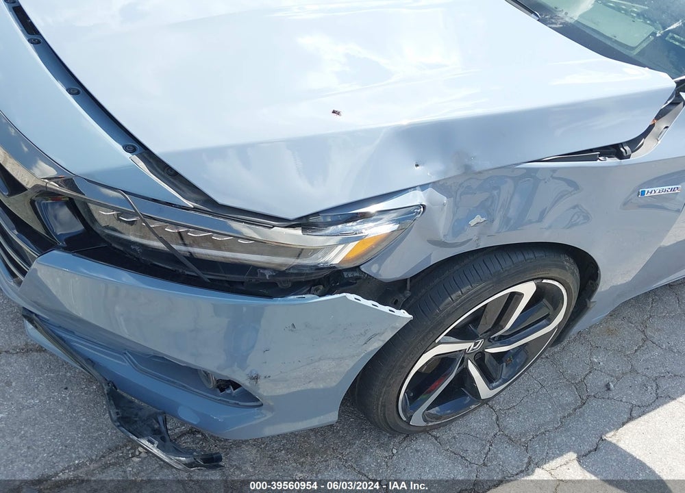 2022 HONDA ACCORD HYBRID SPORT VIN: 1HGCV3F28NA010433