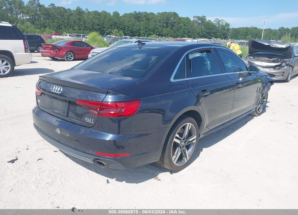 2017 AUDI A4 2.0T PREMIUM VIN: WAUENAF4XHN046809