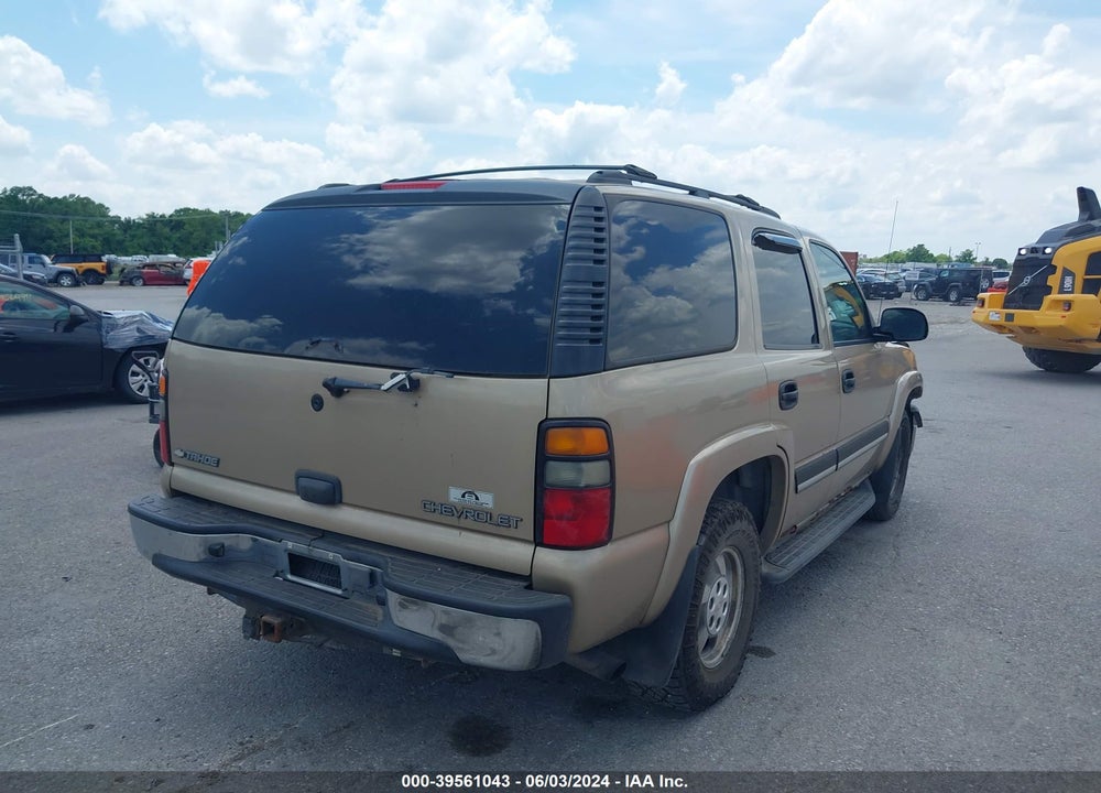 2005 CHEVROLET TAHOE LS VIN: 1GNEK13T95J225392